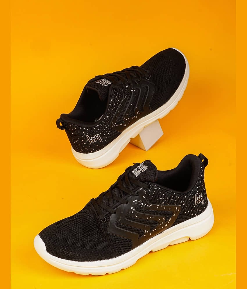 Heris & Hemly HNH-7006_Black Black Men's Sports Running Shoes