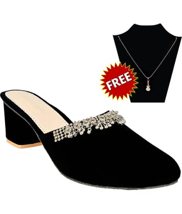 Altek Black Women's Slip On Heels