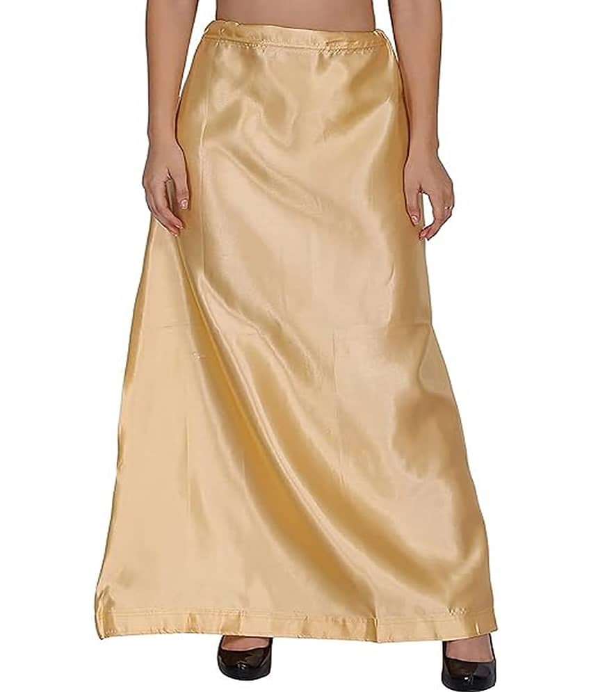 JTG enterprises Gold Satin Petticoat - Single