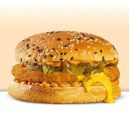 Peri Peri Volcano Cheese Burger