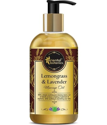 Oriental Botanics Massage Lemongrass & Lavender Body Oil ( 200 mL )