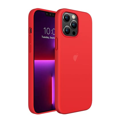 LIRAMARK Liquid Silicone Soft Back Cover Case for Apple iPhone 13 Pro (6.1 Inch)