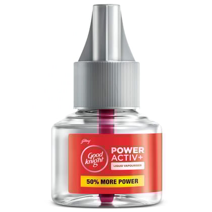 Good knight Power Activ+ Liquid Vapouriser Mosquito Repellent Refill, 45 ml