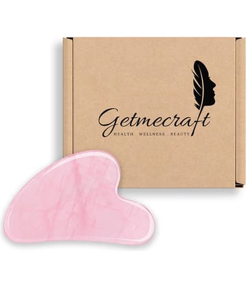 gmc getmecraft Rose Quartz Gua Sha Facial Tool
