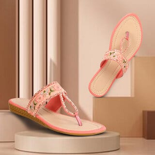 New Stylish Flat Sandal | Fancy And Comfortable Slipper And Flip Flop Daily Wear Chappal/Slipper For Ladies/Girls/Women Party Wear Slipper