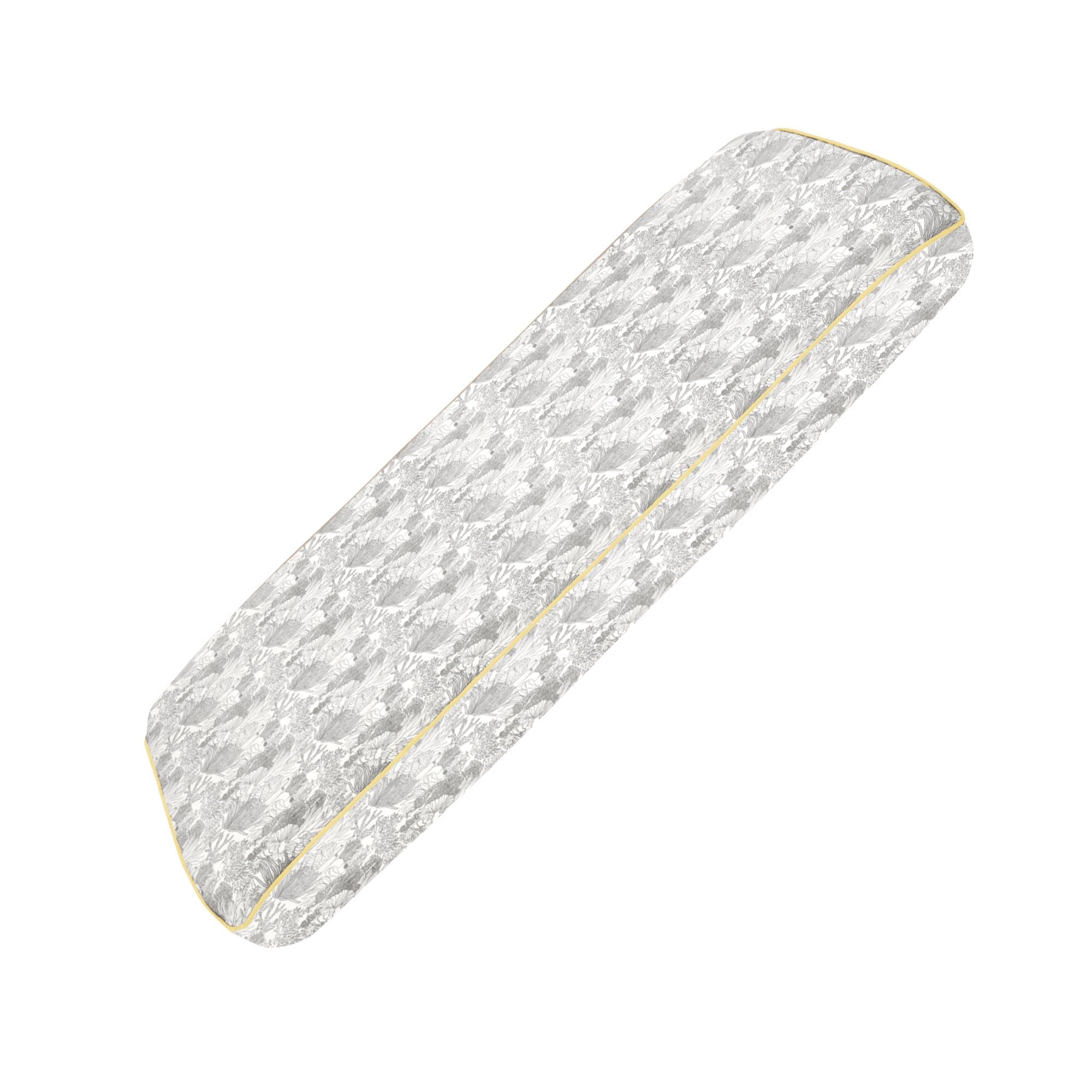 SMOKY GREY CORAL FITTED CRIB SHEET-71cm X 36cm X 15cm