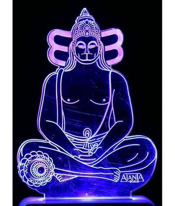 SUPER AJANTA Multicolor Night Lamp ( Pack of 1 )