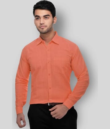 DESHBANDHU DBK - Orange Cotton Regular Fit Men's Formal Shirt (Pack of 1)