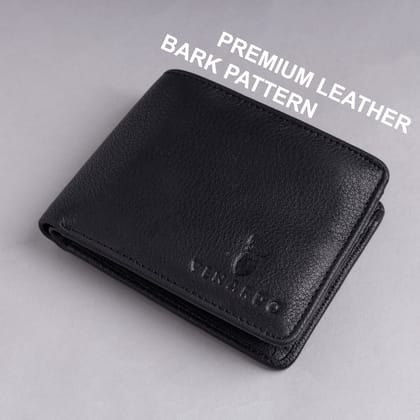 Phoenix  MEN'S BLACK LEATHER WALLET