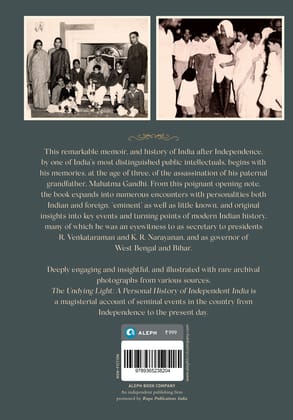 The Undying Light : A Personal History of Independent India The Undying Light : A Personal History of Independent India
