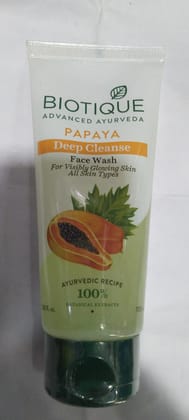 Biotique Advanced ayurveda Papaya Deep cleanse Face wash 