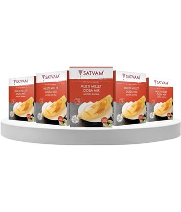 SATVAM Millet Dosa Instant Mix Instant Mix 1000 gm Pack of 5