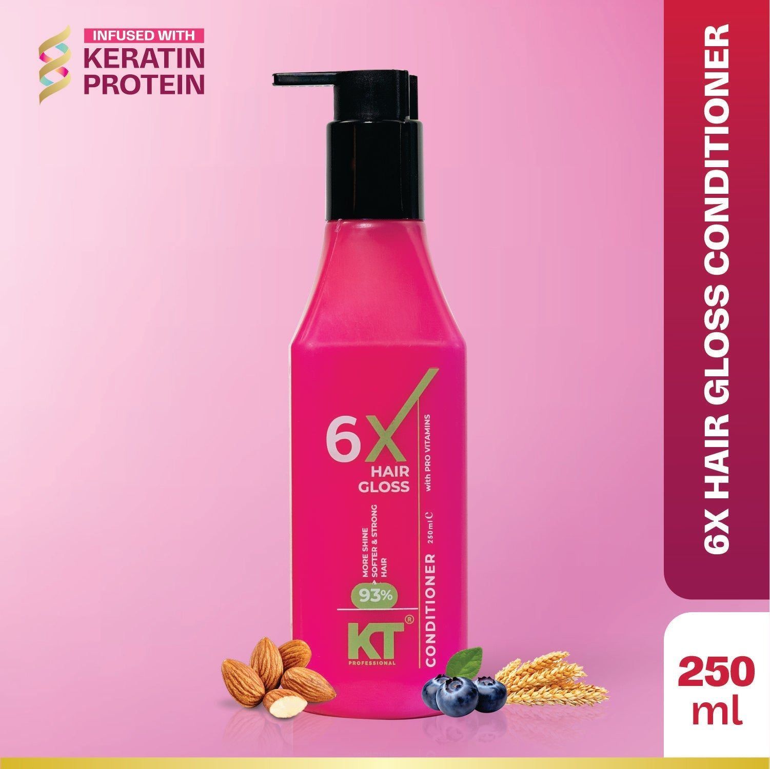 KT Professional 6X Hair Gloss Conditioner – 250ml