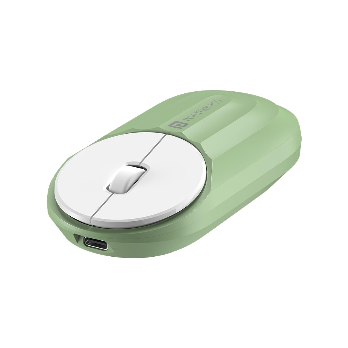 Portronics Toad 6 Bluetooth Wireless Mouse with 2.4 GHz USB Receiver, Multi-Device Pairing, Built in Battery, 1200 DPI Sensor (Black)