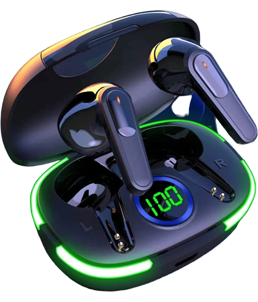 COREGENIX PRO80 Bluetooth True Wireless (TWS) In Ear 20 Hours Playback Low Latency,Powerfull bass IPX4(Splash & Sweat Proof) Black