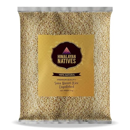 Himalayan Natives Sona Masuri Unpolished Rice 5 Kg
