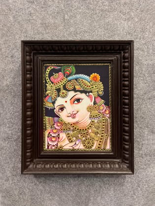 Face Krishna  - With Frame 13 x 11