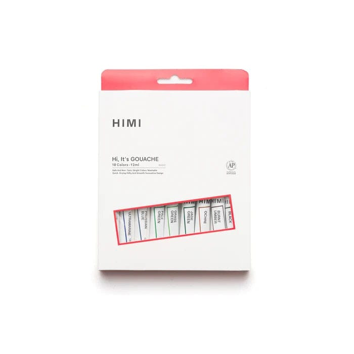 Himi Gouache Paint 12Ml Tube Sets (Choose Size)-18 X 12 ML