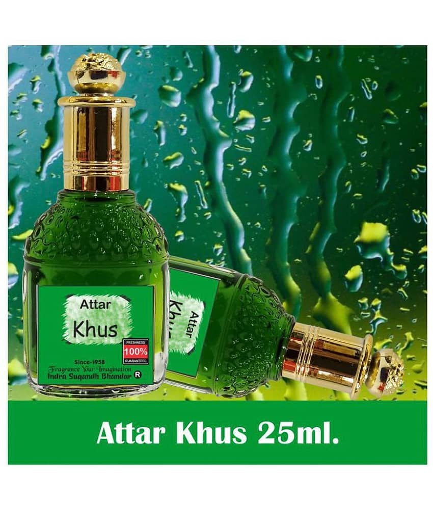 INDRA SUGANDH BHANDAR - Malabari Ruh Khus Attar For Men & Women 25ml Pack Of 1