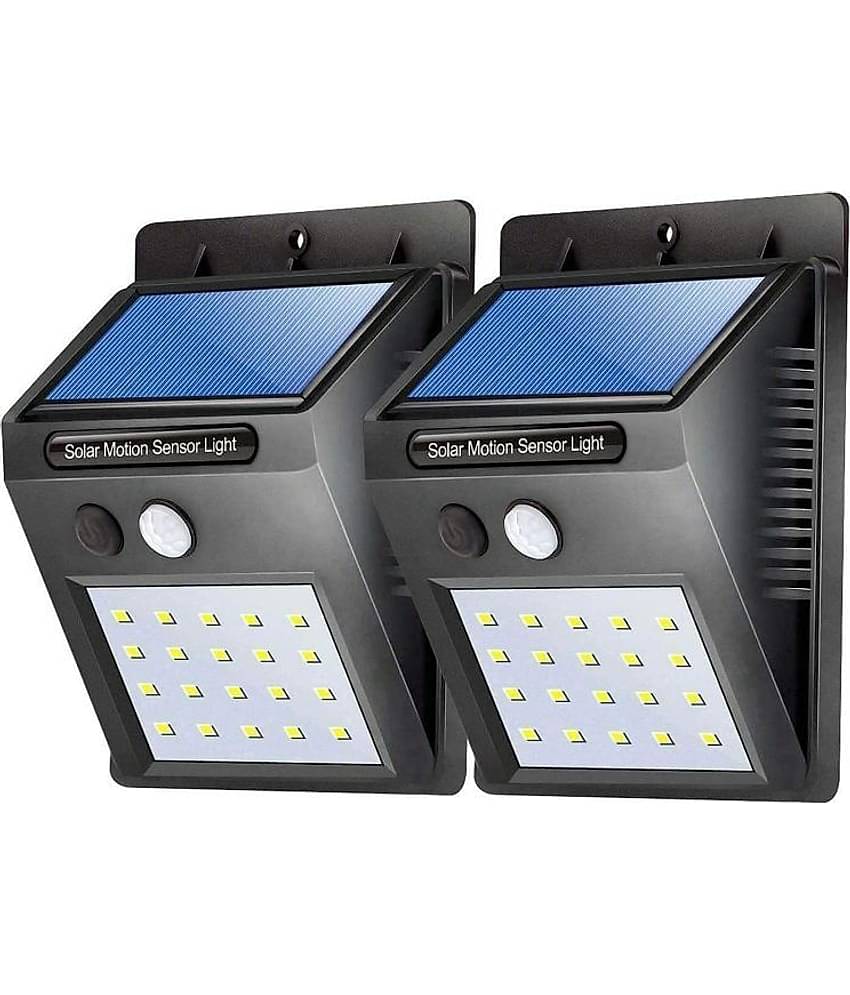 ZESTRUM 3W Solar Outdoor Wall Light ( Pack of 2 )