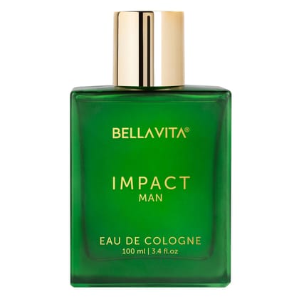 Bella Vita Luxury IMPACT MAN Eau De Cologne Perfume with Mandarin Orange, Patchouli, Cedar | Woody, Citrusy Long Lasting EDC Fragrance Scent for Men 100Ml Bella Vita Luxury IMPACT MAN Eau De Cologne Perfume with Mandarin Orange, Patchouli, Cedar | Woody,