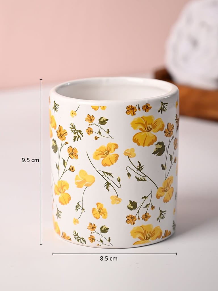 VON CASA 3Pcs Printed Ceramic Bathroom Set