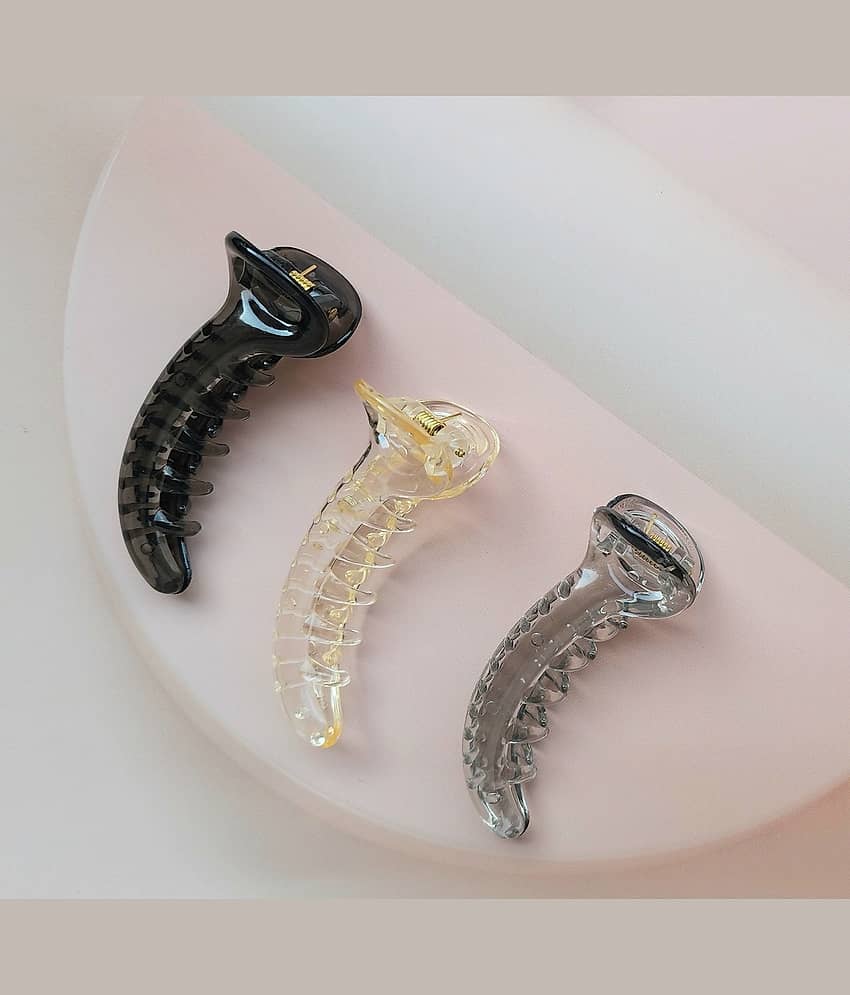 Rhosyn Multi Women's Banana Clip ( Pack of 3 )