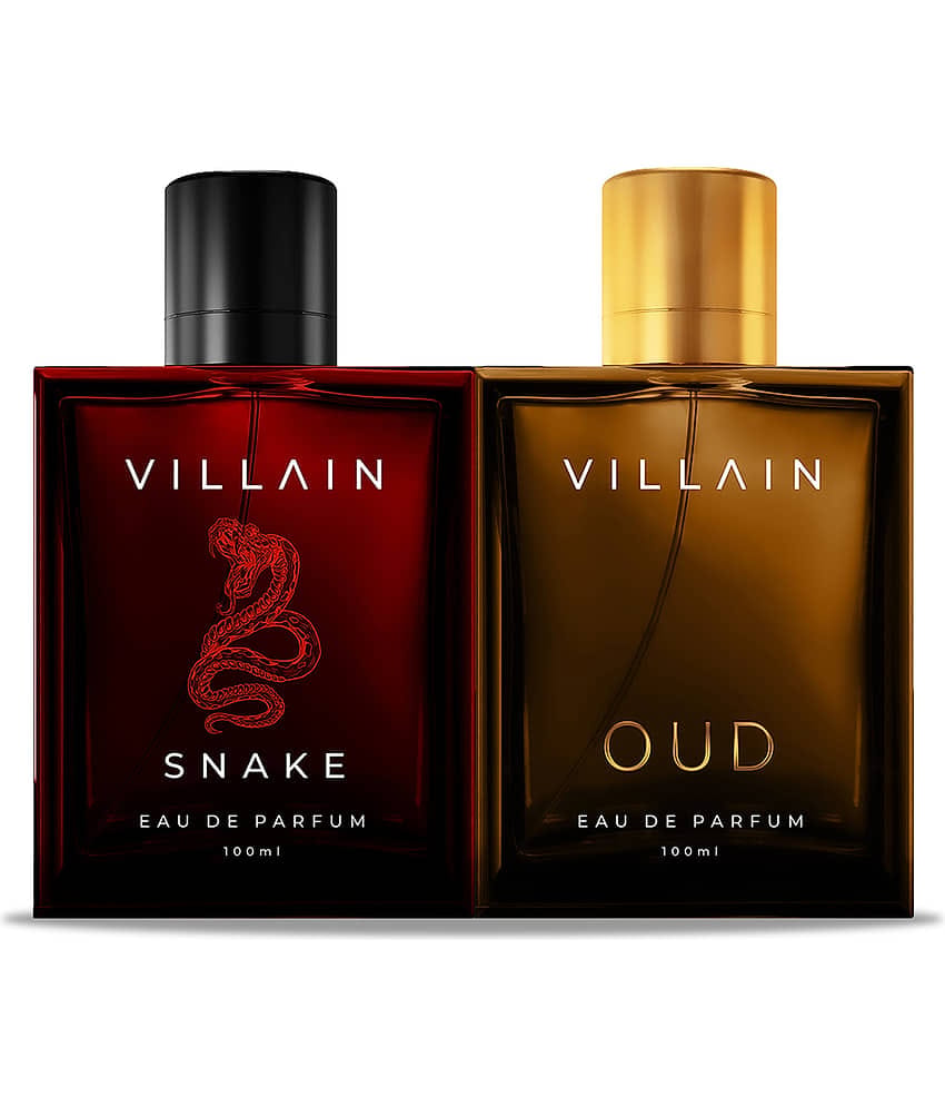 VILLAIN - Daring Duo Men's Snake & OUD Perfume 100ml Eau De Parfum (EDP) For Men 2 ( Pack of 2 )