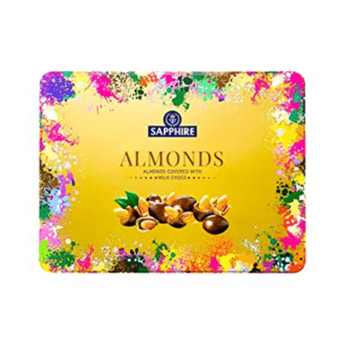 Sapphire Chocolate Coated Almonds Covered with Milk Chocolate, 350 gm