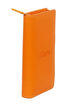 Sukeshcraft RFID Safe Wallet for 4 PASSPORTS 6 Card (Orange)
