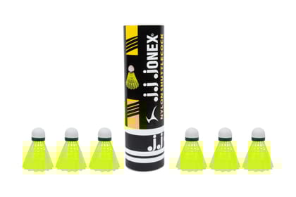 JJ Jonex Nylon Shuttle Cock 350(WOS), Multicolor