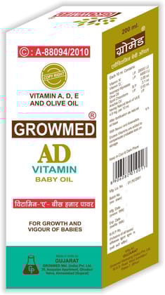 GROWMED AD OIL 340ML