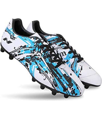Nivia Storm Football Shoe Studds Unisex White