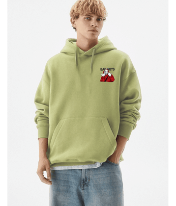 Forbro Fleece Hooded Men's Sweatshirt - Olive ( Pack of 1 )