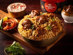 Mutton Dum Biryani (Boneless, Serves 4)