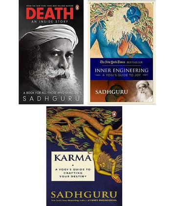 Death + Inner Engineering + Karma: Sadhguru 3 Books Set (English, Paperback)