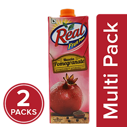 Real Fruit Juice - Masala Pomegranate, 2x1 L Multipack