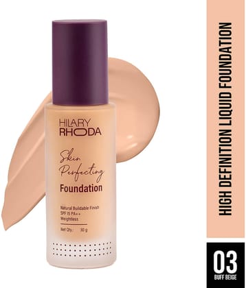 Hilary Rhoda Matte Liquid For All Skin Types Skin Ivory Foundation Pack of 1