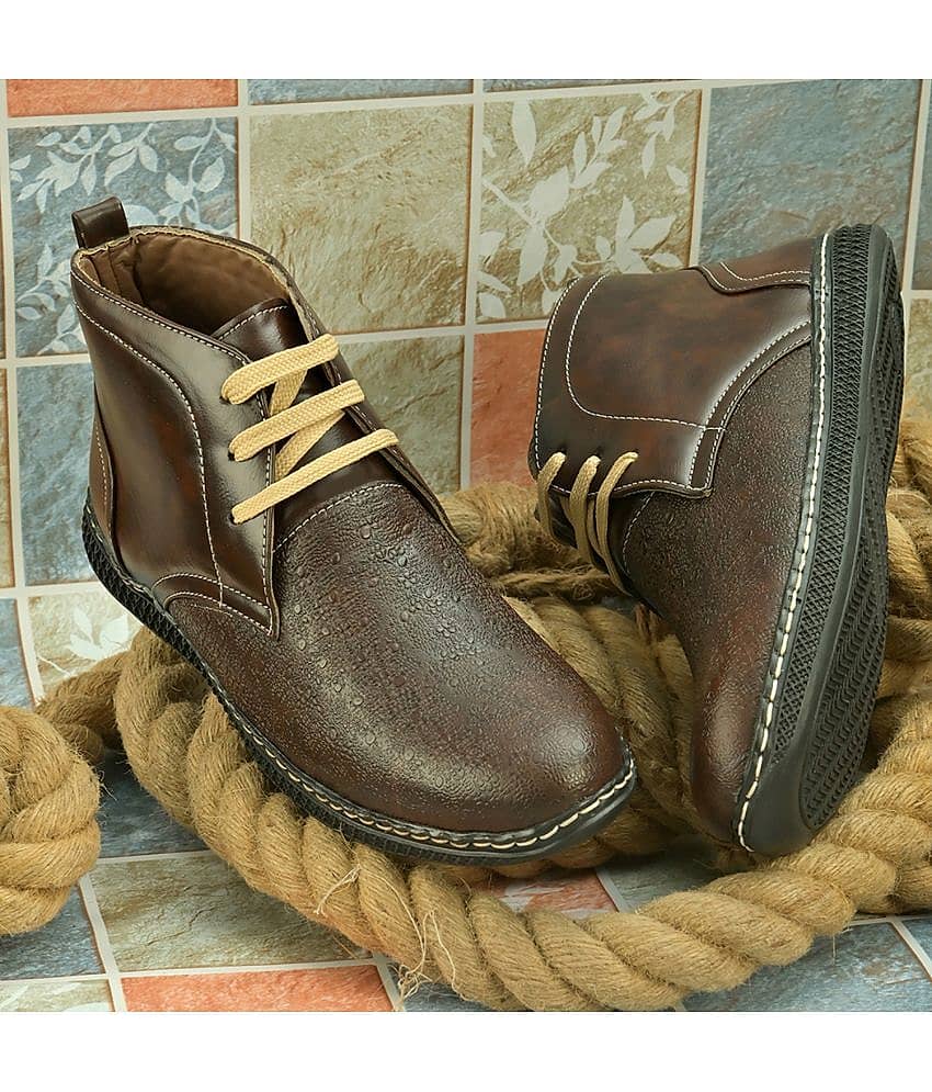 John Karsun Brown Men's Formal Boots