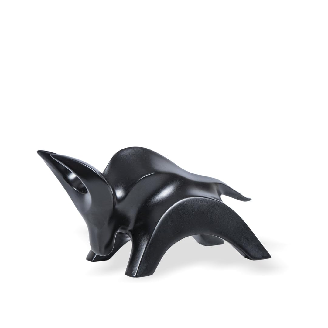 Artarium Stylized Charging Bull Figurine Showpiece for Home Decor, Sculpture, Antique Design, Home Decoration, Hand Made Charging Bull Statue (1 Piece)
