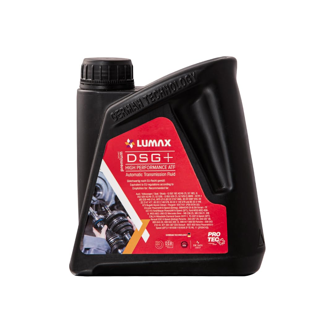 Lumax DSG+ High Performance Automatic Transmission Fluid (ATF) | 1L | Excellent Protection to Gears | High Oxidation Stability | Enhanced Protection Against Water
