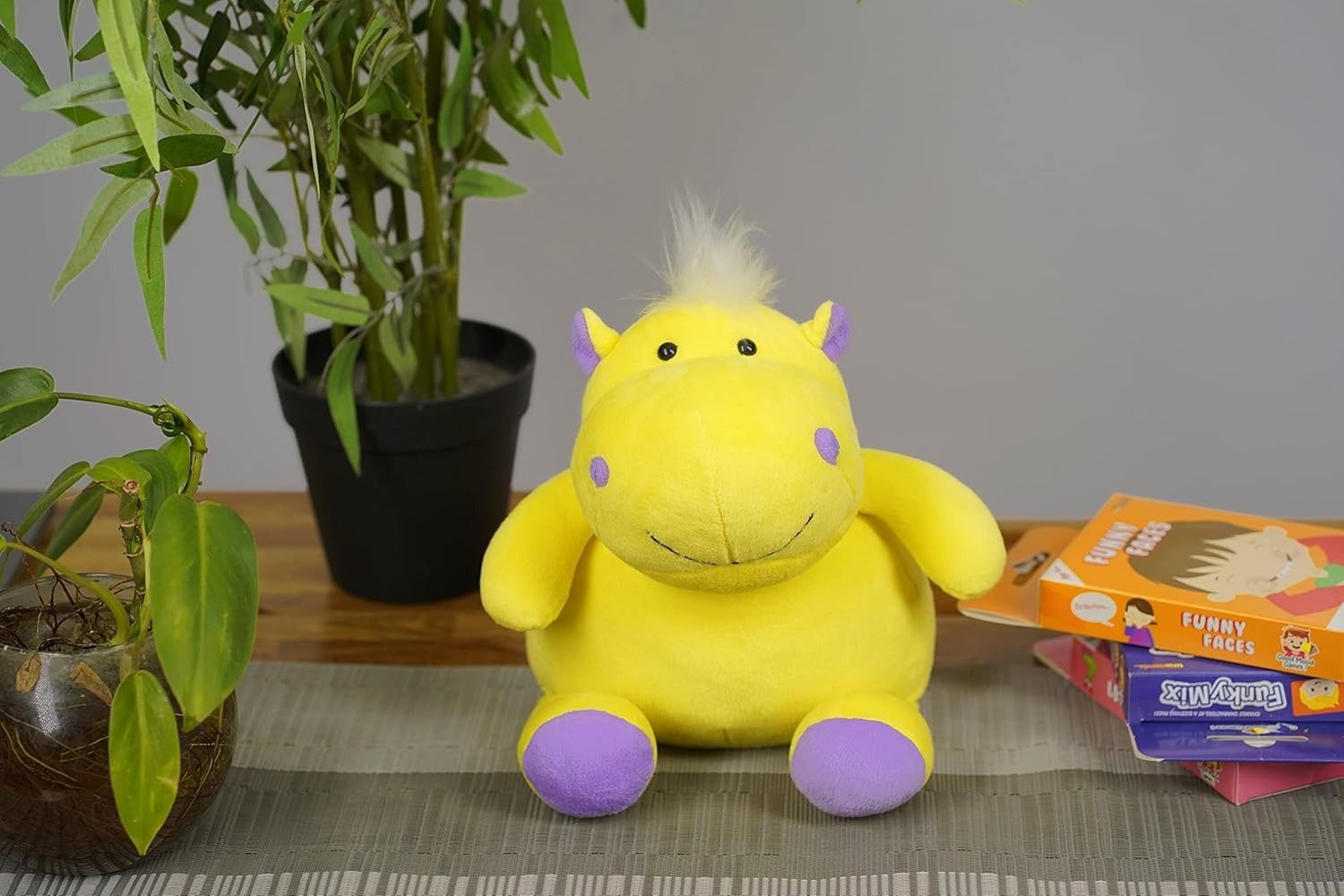 Furrendz Hippy Hippo 10 Inch Plush Toy For Kids 1 Years and Above