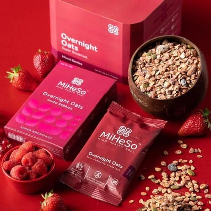 MiHeSo Overnight Oats - Mixed Berries 420g (60gX7)
