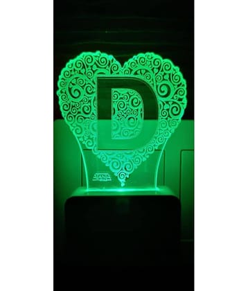 SUPER AJANTA - Multicolor Night Lamp ( Pack of 1 )