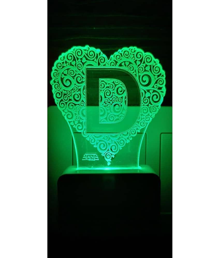 SUPER AJANTA - Multicolor Night Lamp ( Pack of 1 )