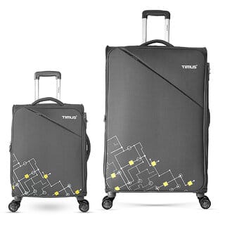 Timus Flash Plus Stylish Check-in Travel Combo Set 58 cm  78 cm Trolley luggage. Expandable Cabin  Check-in