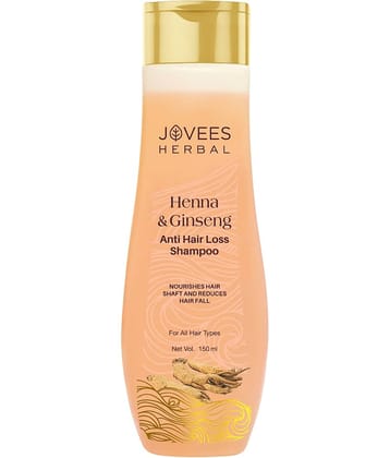 Jovees Herbal Henna & Ginseng Anti Hair Loss Shampoo For Hair Fall Control 150 ml (Pack of 1)
