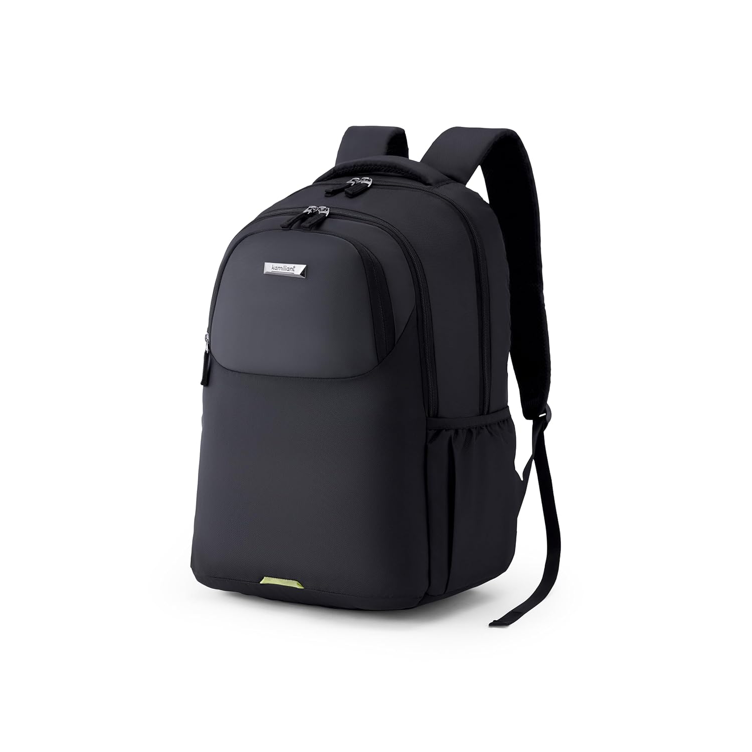 Kamiliant by Bigwig Office Laptop Backpack with 15" Inch Laptop Compartment, 33 L Capacity, Ergonomically Designed with Rain Cover for Men And Women - Black