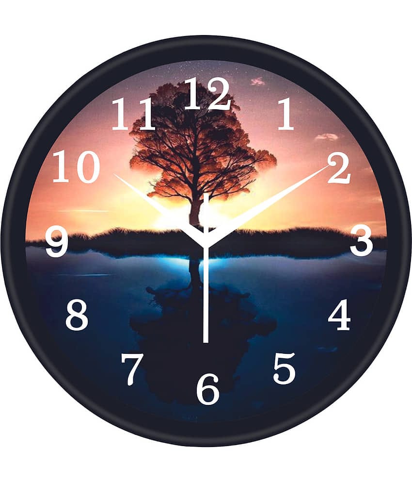 Trendy Homes Circular Analog Wall Clock