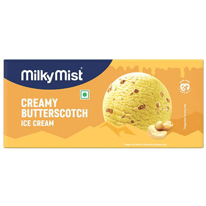 Milky Mist Creamy Butterscotch Ice Cream, 750 ml